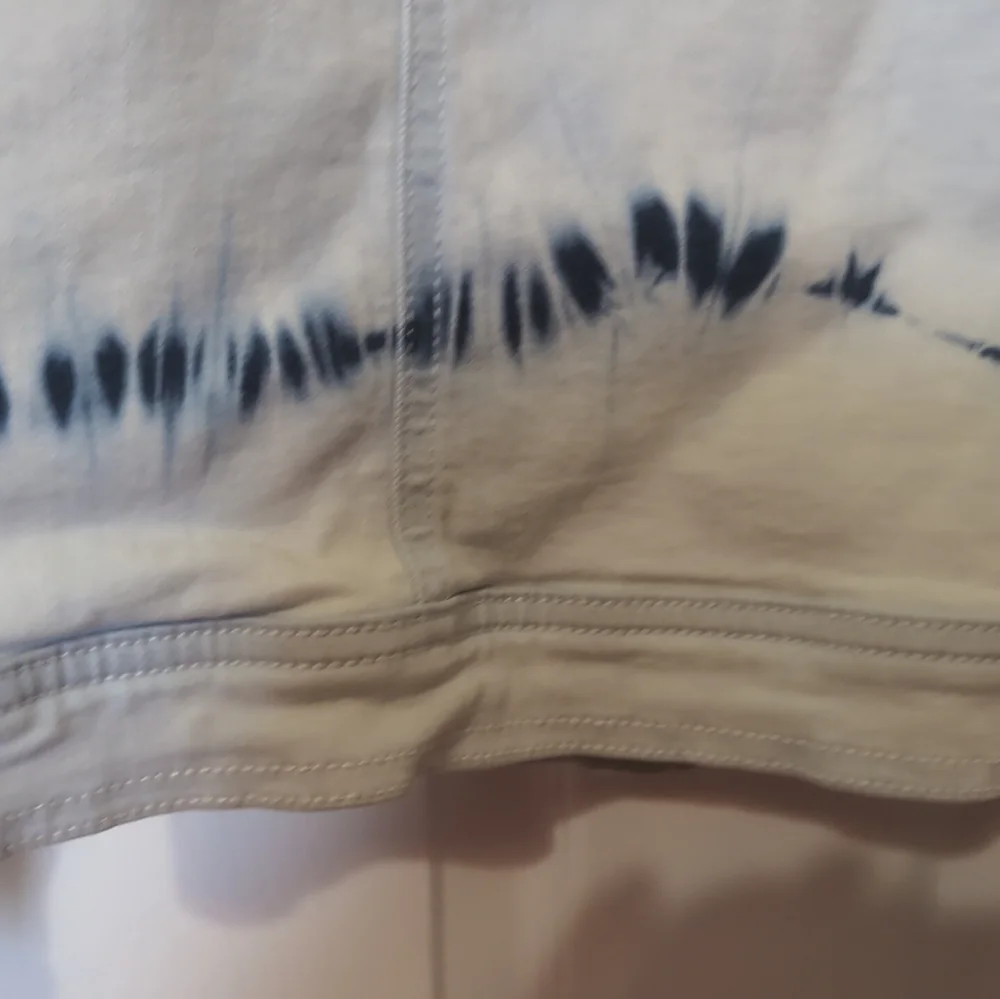 Justice Denim Blue Tie‎ Sye Jean Jacket Girls Size 10